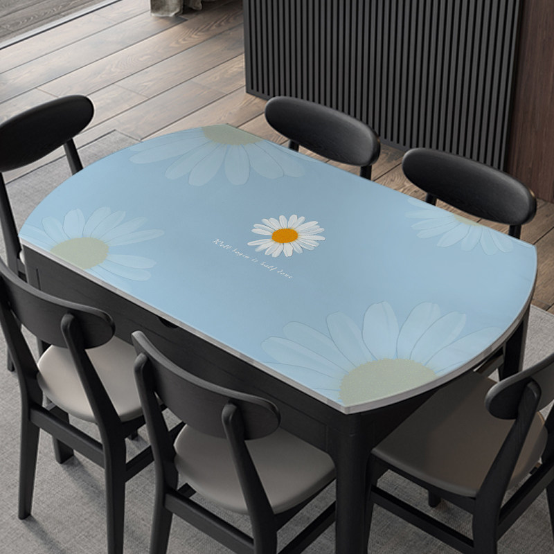 椭圆形桌垫防水防烫防油免洗pvc皮革硅胶伸缩折叠餐桌布茶几台布,居家布艺,桌布,淘宝优惠券,粉丝福利购,淘宝优惠卷