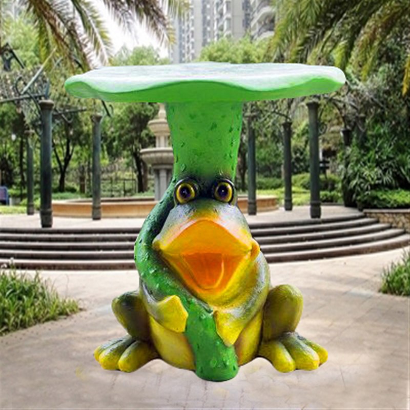 小区庭院花园幼儿园林景观雕塑装饰摆件户外玻璃钢蘑菇桌椅座椅