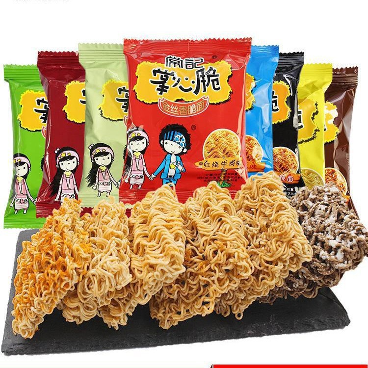 山姆超市常记干脆面掌心脆干吃方便面整箱装好吃的解馋小零食休闲