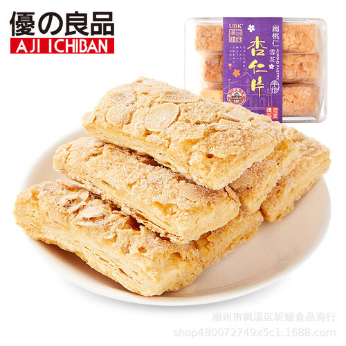 山姆冠超市UDK优之良品澳门礼府扁桃仁雪花杏仁片250g盒营养早餐
