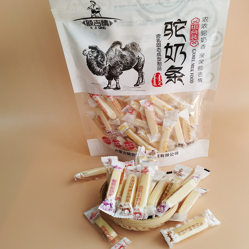 山姆冠超市额吉情驼奶条内蒙古特产奶酥奶条香软含驼乳制品零食小