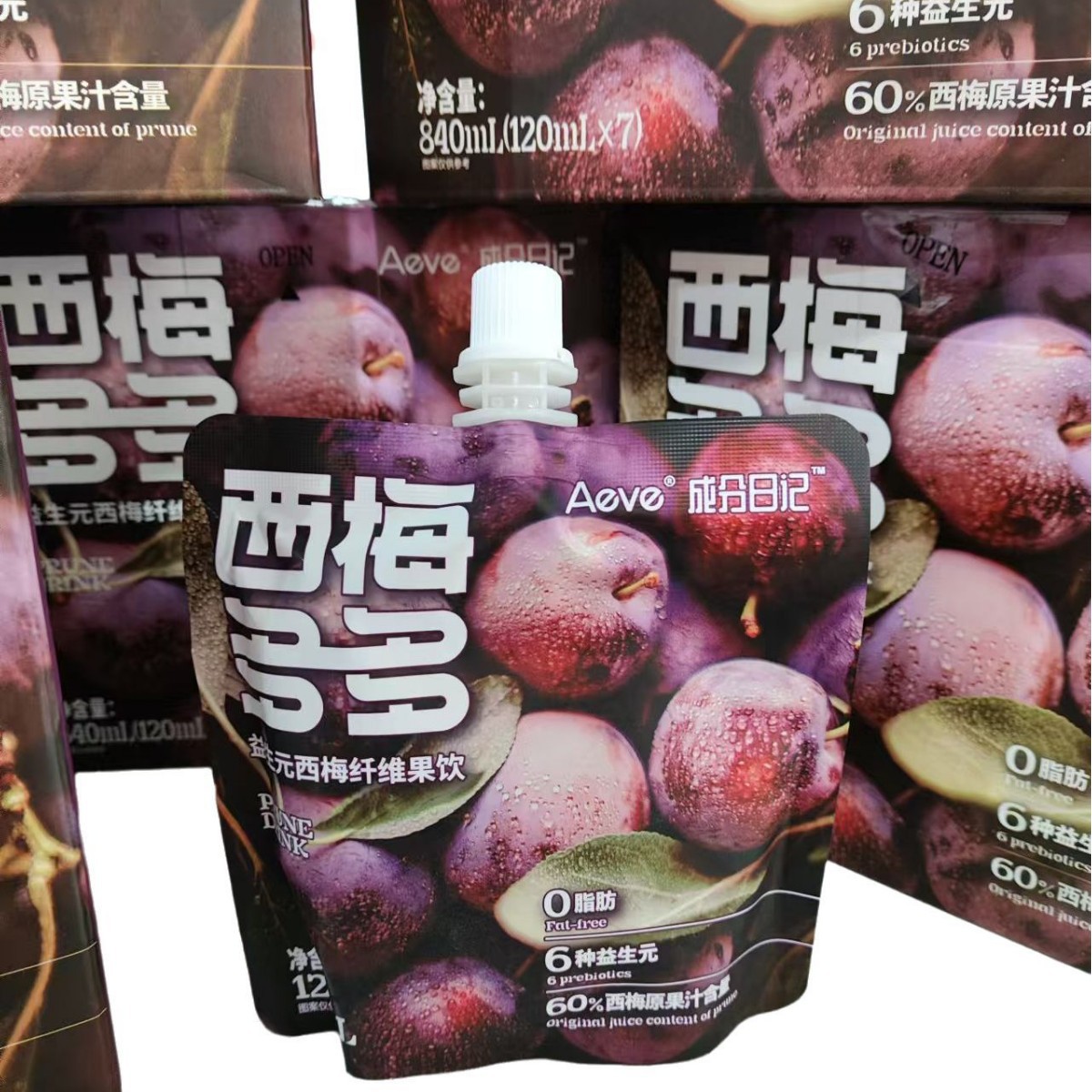 山姆超市成分日记西梅多多蓝莓多多血橙多多苹果多多840g 一箱10