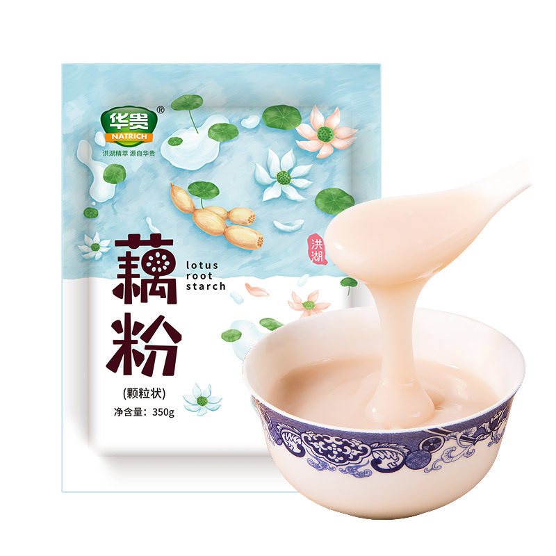 山姆超市【华贵】洪湖藕粉350g 洪湖莲藕农家原味 女生植物代餐粉