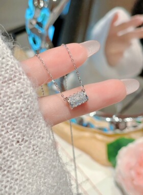 S925纯银小蛮腰项链女款轻奢小众设计感锁骨链高级感颈链配饰