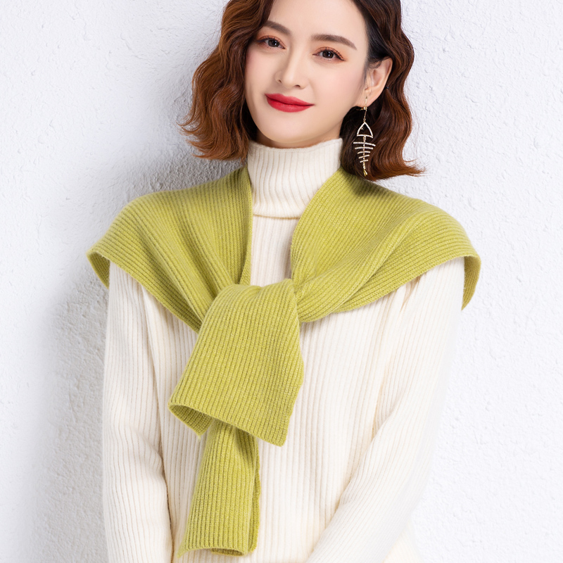 围巾披肩羊绒连帽韩版女秋冬