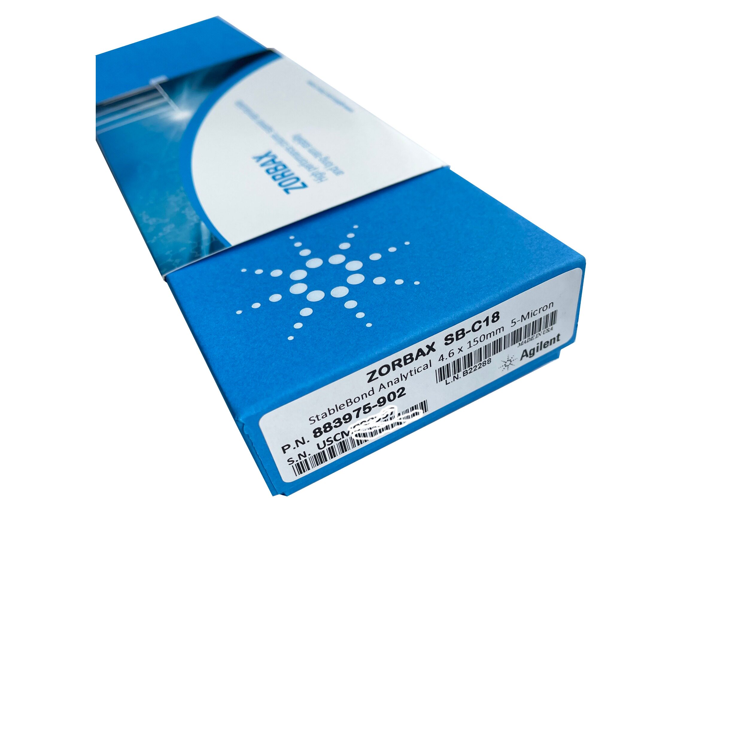 安捷伦883975-902液相色谱柱 sb-c18 150*4.6mm*5um 原装