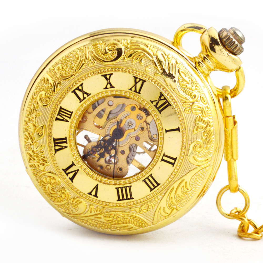 罗马数字男女士学生老人机械怀表