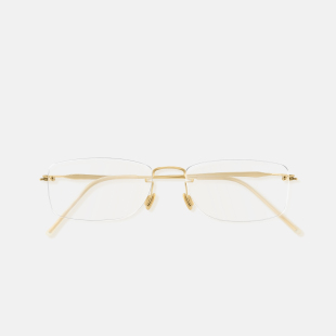 无框无边超轻18k金电镀超轻无螺丝b钛纯钛近视眼镜框架 莉贝琳同款