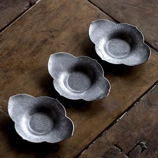 新款中式古锡茶垫杯垫家用创意办公室茶杯隔热垫杯托茶托茶具配件