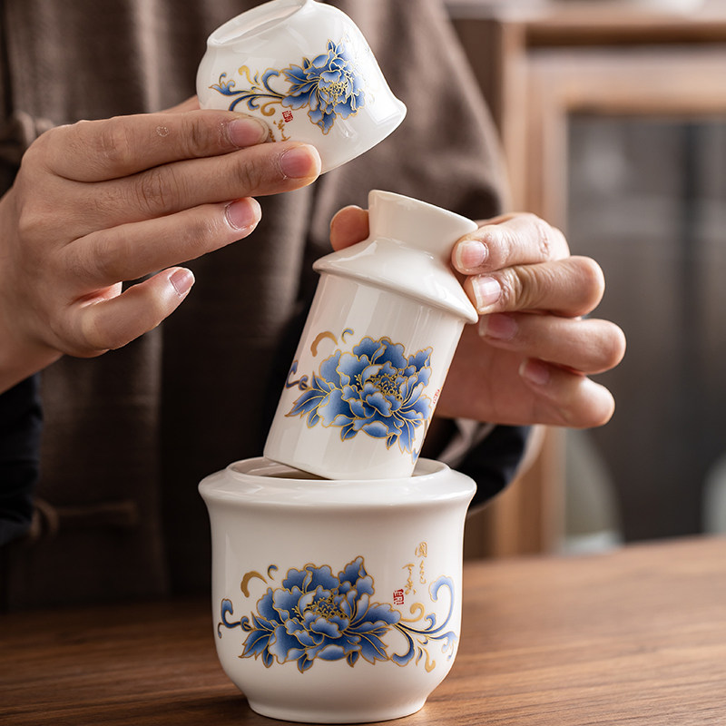 温酒壶家用烫酒壶景德镇陶瓷老式暖热酒具二两白酒黄酒温酒器套装,餐饮具,温酒器,淘宝优惠券,粉丝福利购,淘宝优惠卷