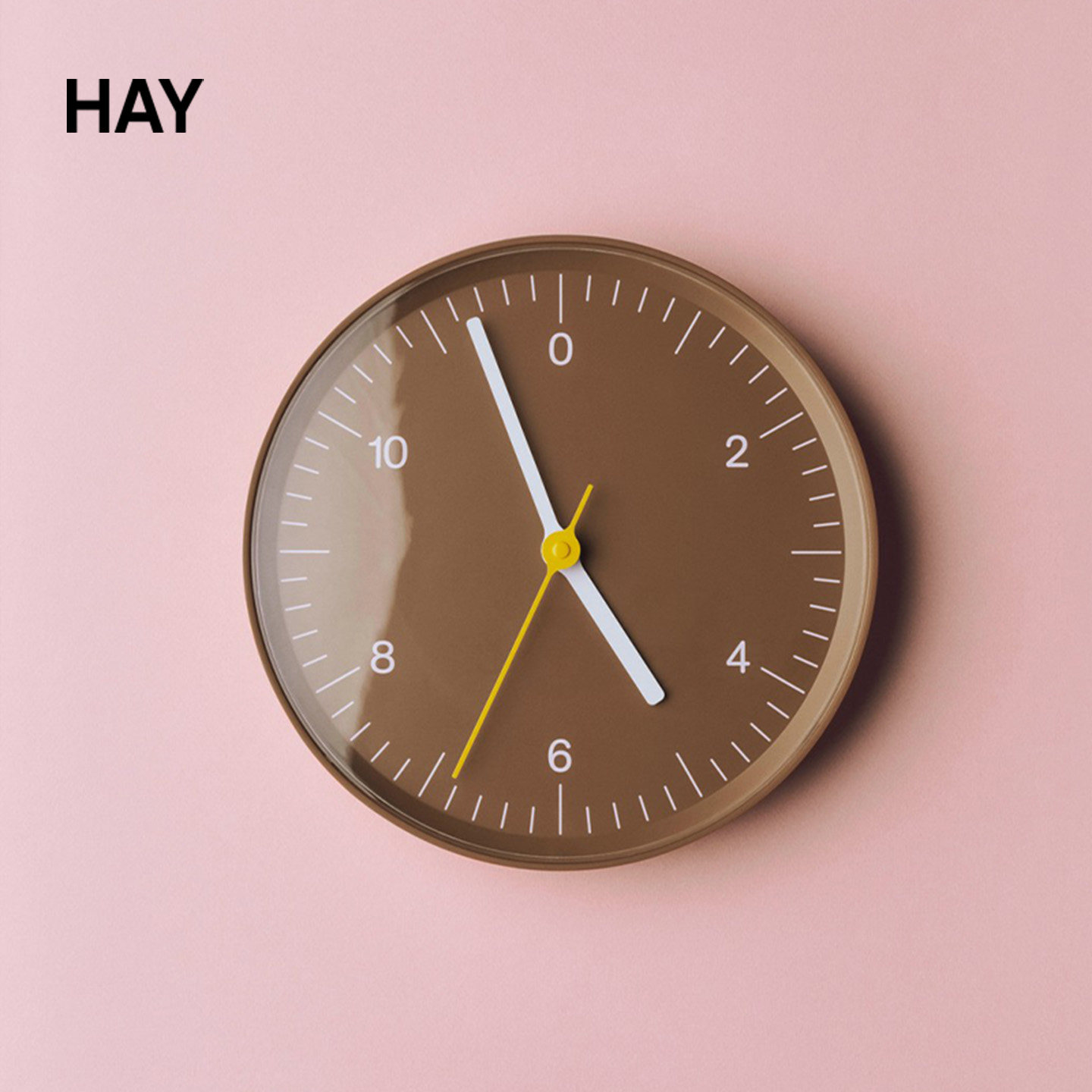 HAY Wall Clock 钟表壁钟挂钟北欧简约ins风奶油风装饰乔迁礼物