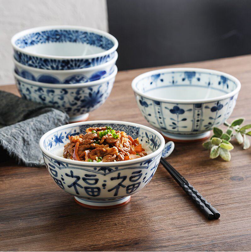 5英寸大碗丼碗面碗卤肉丼碗日本进口餐厅碗