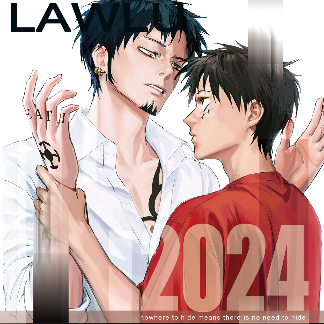 现货|寄售|海贼王|youdonthide罗路同人亚克力立牌by:qin狱