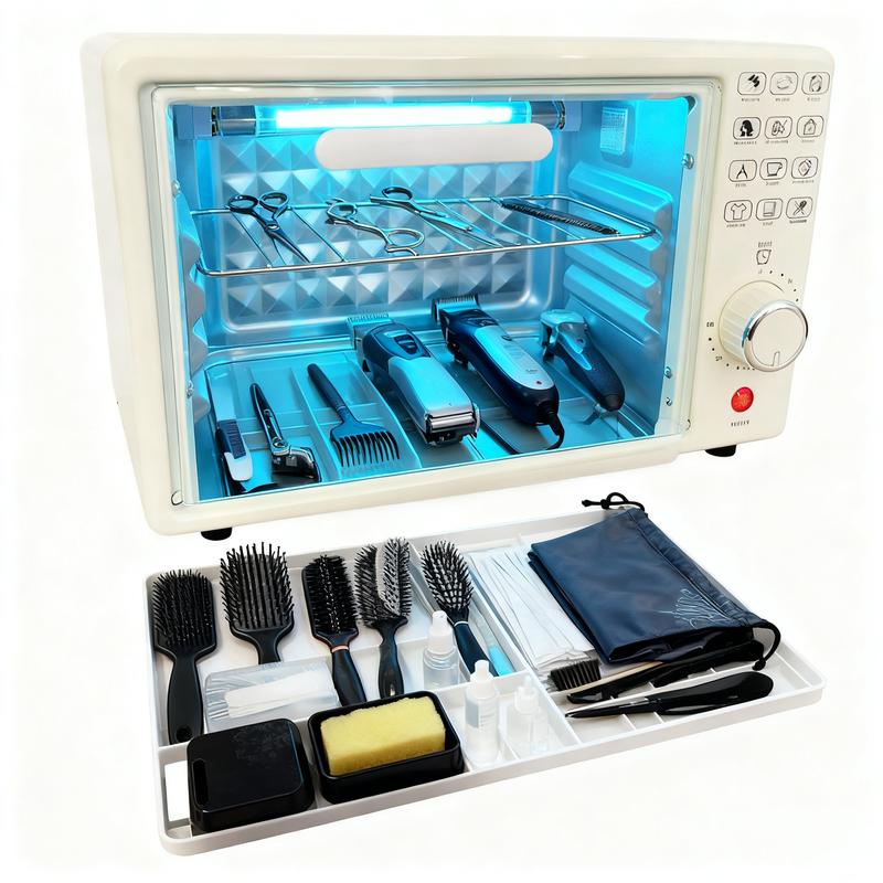 臭氧机房卡奶瓶美甲美睫工具消毒盒迷你美容工具暗疮针消毒盒