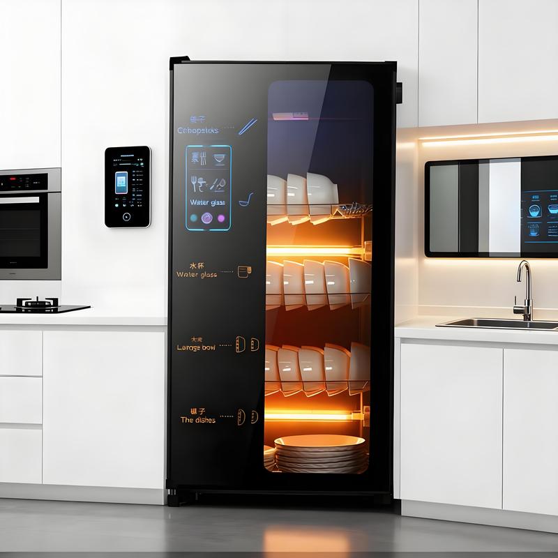 杯子茶道房客消毒柜家用厨房小型办公室多功能消毒柜家用小型分层