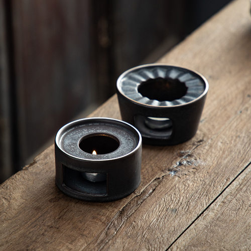 复古蜡烛加热温茶器底座茶道配件