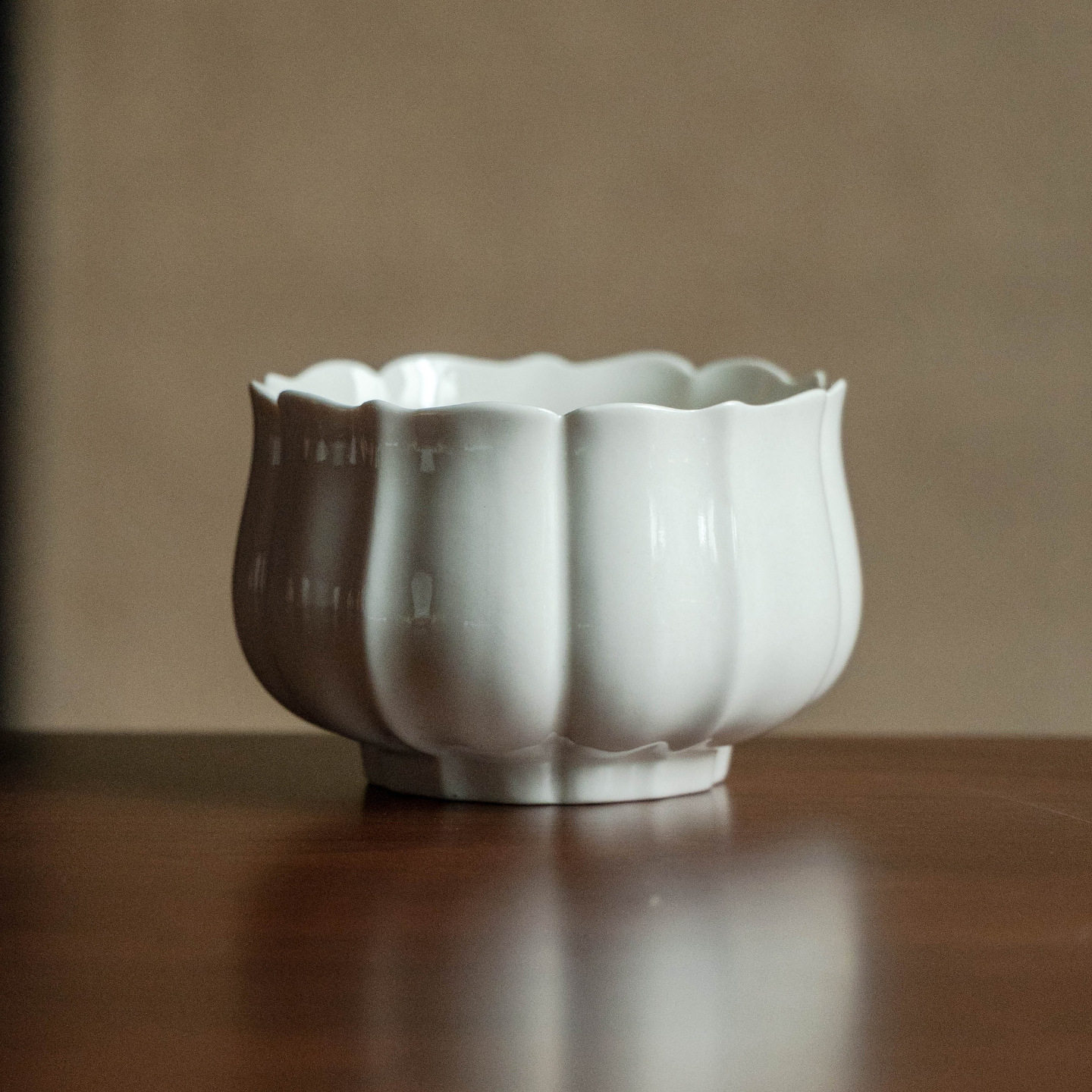 草木灰手工莲花建水家用陶瓷茶渣桶茶具配件废水缸茶杯洗水盂