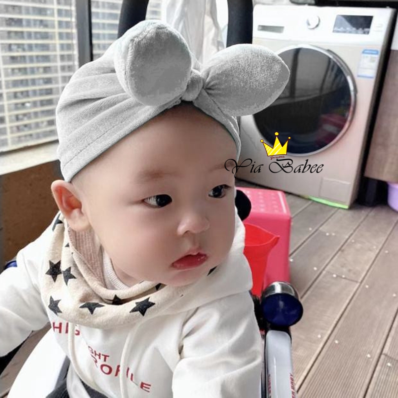 韩版可爱婴儿帽子秋冬婴幼儿男童初生胎帽气门帽网红女宝宝春秋天