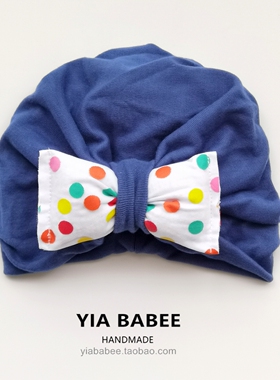 婴儿帽子冬季双层加厚春秋男女宝宝新生儿胎帽婴幼儿印度帽小月龄