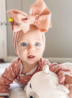 ins蝴蝶结儿童女宝宝糖果色婴儿发带可爱超萌韩国韩版洋气宽头饰