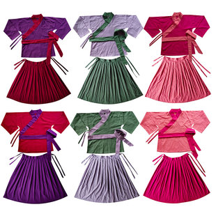 古代仆人服装女佣汉服丫鬟女宫女侍女杂役古代平民粗布茶馆工作服