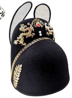 翼善冠明制乌纱帽汉服帽子男新郎帽锦衣卫飞鱼服帽官帽龙帽儿男童