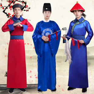 明朝东厂太监总管服饰宫廷演出服男宋朝公公衣服帽子拂尘影视套装