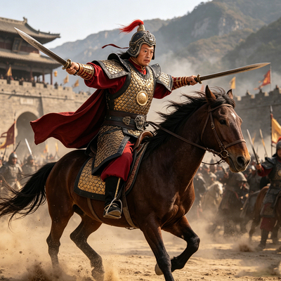 古代将军盔甲武将可穿戴士兵铠甲