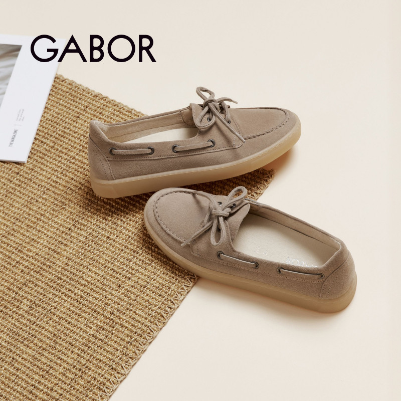 gabor复古通勤帆船乐福鞋