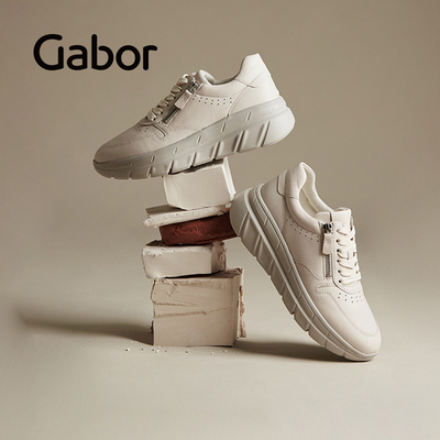 Gabor德国嘉步63371休闲鞋  深口厚底休闲鞋系带/拉链