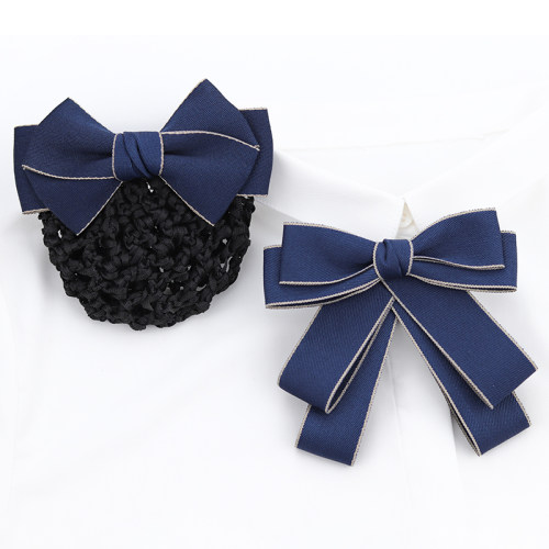 领花男女通用职业领结工商银行邮政酒店护士百搭配饰领巾