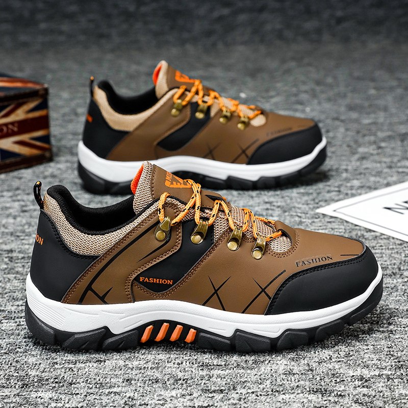 男鞋2025年新款冬季户外登山鞋防滑耐磨运动休闲鞋厚底百搭徒步鞋,流行男鞋,健步鞋,淘宝优惠券,粉丝福利购,淘宝优惠卷