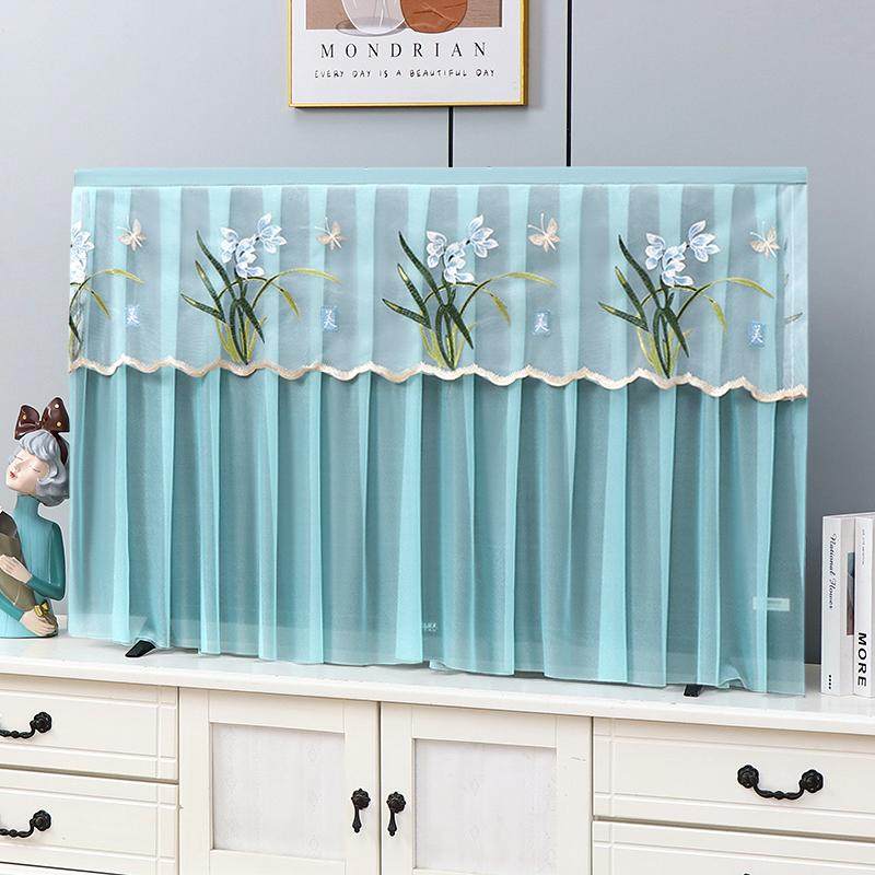 2024年新款轻奢电视机防尘罩套65寸75寸85电视遮盖布盖巾开机不取