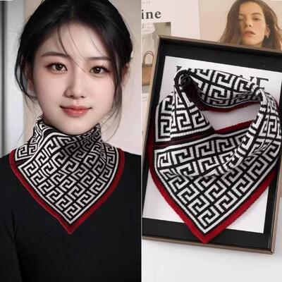 冬季防风围脖巾女秋护颈寒