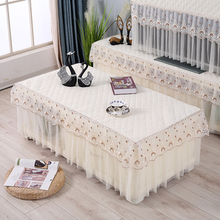 现代茶几套电炉罩全包桌布长方形柜客厅布艺电视柜垫防滑加厚