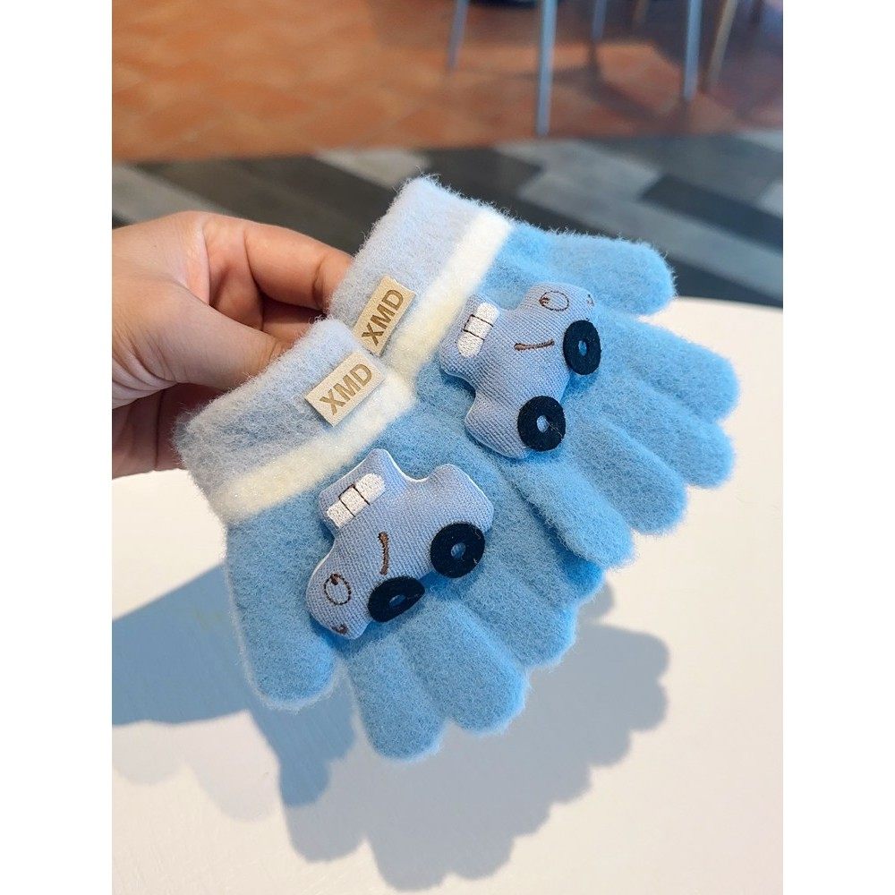 1-2岁3宝宝五指手套儿童冬季保暖男童卡通汽车婴幼儿分指冬天防寒,童装/婴儿装/亲子装,手套,淘宝优惠券,粉丝福利购,淘宝优惠卷