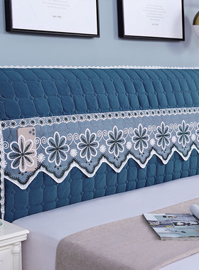 加厚床头罩弧形木床靠背软包全包万能通用简单大方2025新款防尘罩