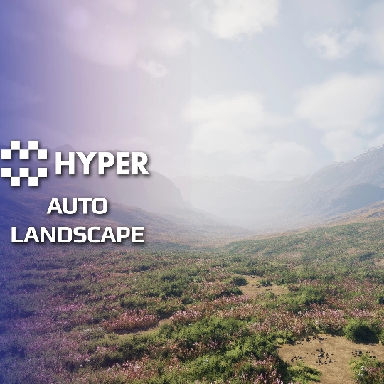 UE5.5自动地形材质Hyper Auto Landscape Material v3
