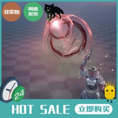 UE4UE5魔法枪射击手榴弹爆炸血特效Gunsmith Spell VFX Package