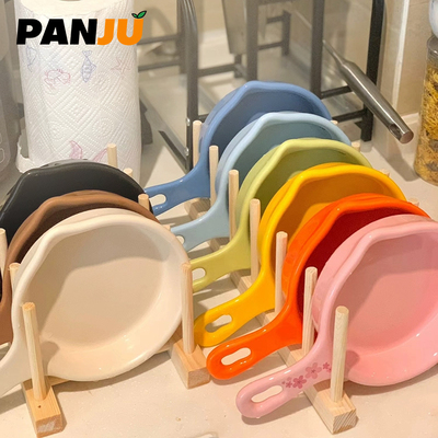 BD平底锅猫碗宠物陶瓷狗碗