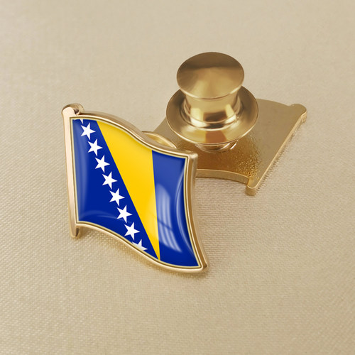 波斯尼亚和黑塞哥维那国旗徽章胸章精美配饰