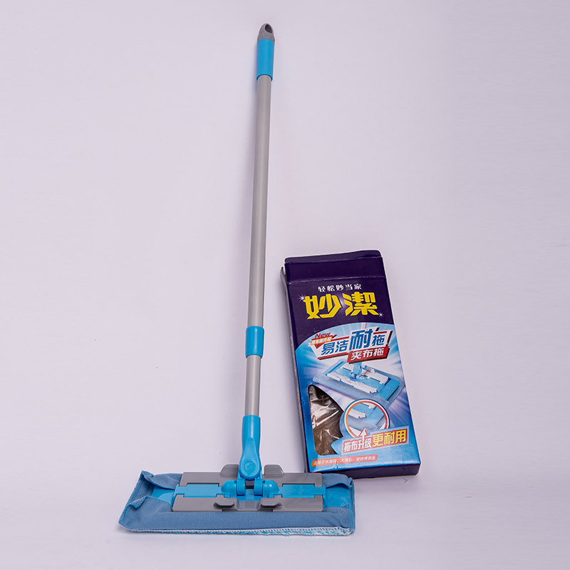 妙洁易洁耐拖夹布拖 平板拖把实木地板擦旋转拖把地拖平拖包邮