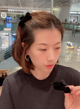鸭嘴夹丝绒韩版优质抓夹甜美