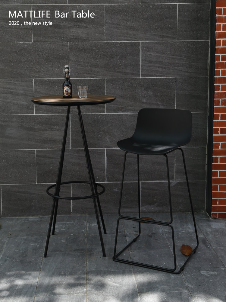 北欧ins 户外吧台桌现代简约吧桌高脚桌家用酒吧台网红吧台洽谈桌