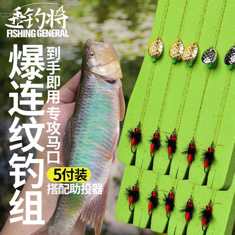垂钓将路亚假饵瓜子亮片套装飞蝇钩钓组毒蚊微物马口白条翘嘴专用图片