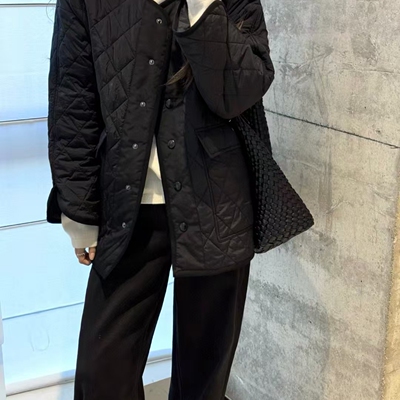 韩系轻薄保暖棉服外套