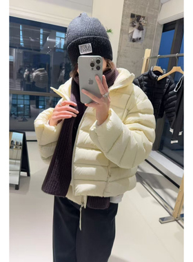 实拍！冬新大牌立领防水防风三星安心90绒排骨羽绒服外套12191