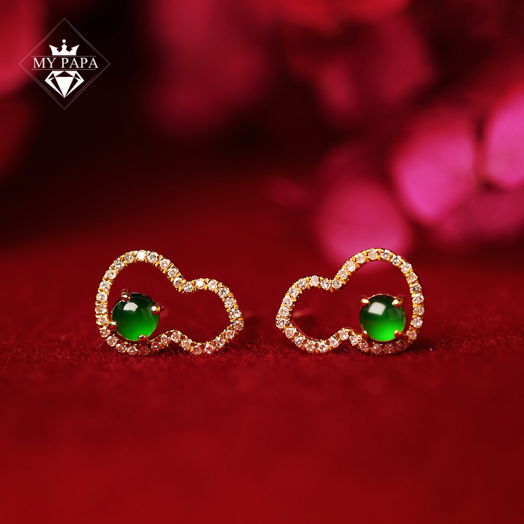 MYPAPA福禄双全帝王绿翡翠小葫芦