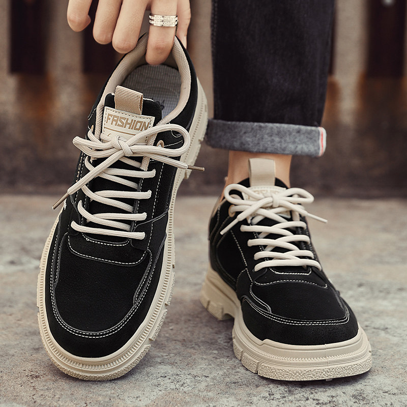 LABOR PROTECTION MENS SHOES 2024 NEW SPRING AND AUTUMN LOW-TOP SPORTS MARTIN SHOES MENS OUTDOOR ANTI-SLIP THICK-SOLED WEAR-RESISTANT CARGO SHOES
