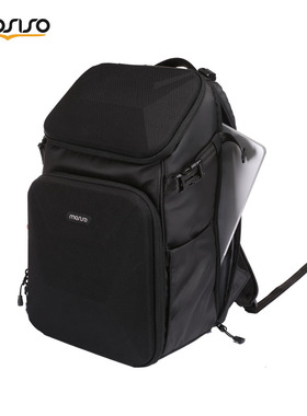 mosiso多功能专业相机包双肩包户外摄影包电脑适用佳能索尼背包黑